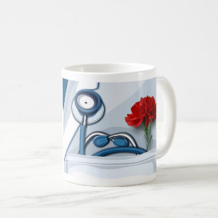 ärztliche Anerkennung, Geschenk des Arztes Kaffeetasse