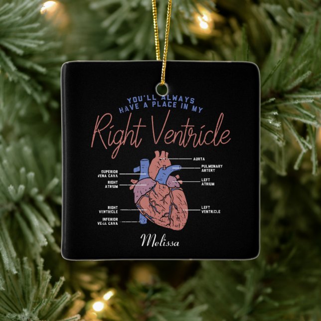 Ärztliche Assistentin Krankenpflege EMT paramedic  Keramikornament (Baum)