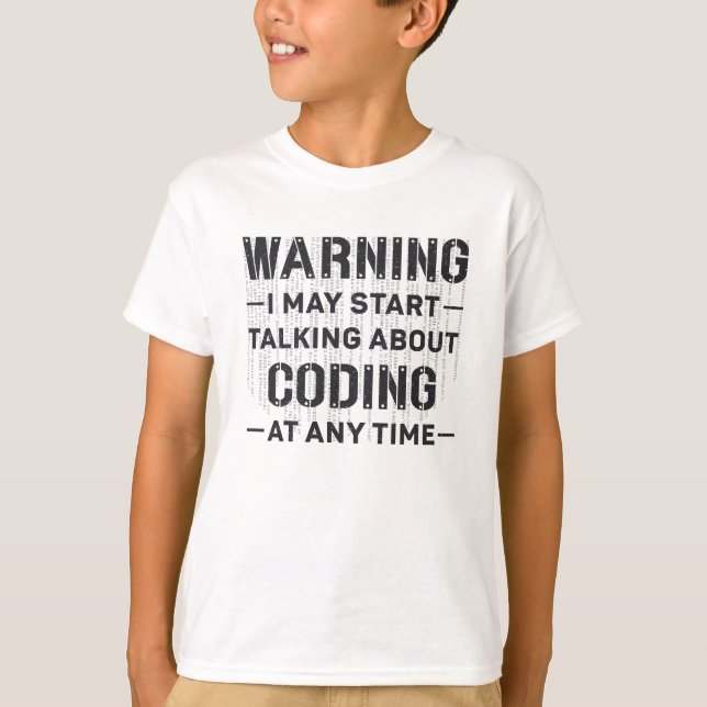 Ärztliche Coder-Warnung: Ich kann mit dem Codieren T-Shirt (Vorderseite)