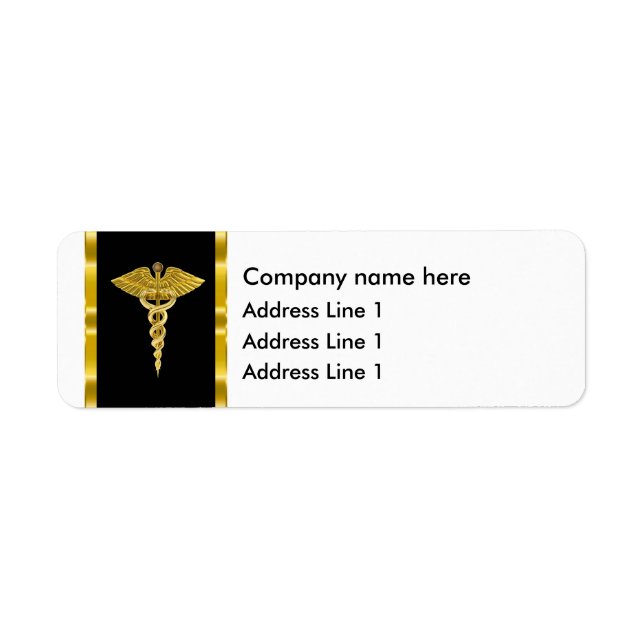 Ärztliche Hochschule Bulk Rücksendeadressen-Aufkle (Vorne)