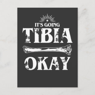 Ärztliche Knochenkrankenhaus-Lehrerknochen Postkarte