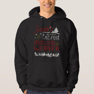 Ärztliche Sozialarbeiter Weihnachten Niedlich Weih Hoodie