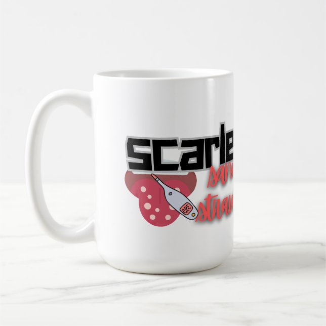 Ärztliche Untersuchung zur Scarlet-Fieber Kaffeetasse (Links)