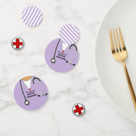 Ärztlicher Abschluss Konfetti