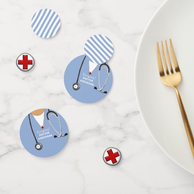 Ärztlicher Abschluss Konfetti (Gruppe)