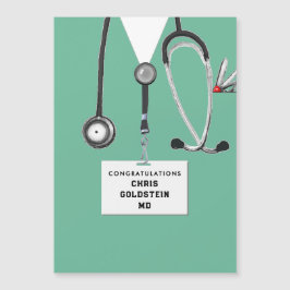 Ärztlicher Abschluss Magnetkarte