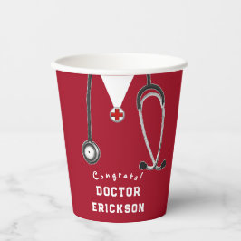 Ärztlicher Abschluss Pappbecher