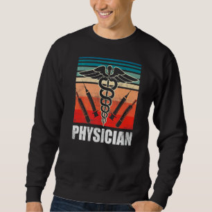 Ärztlicher Arzt Ärztlicher Praktiker Doktorand Md Sweatshirt