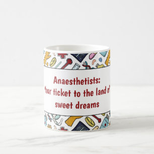 Ärztlicher Arzt für Anästhesistin Mustergeschenk Kaffeetasse