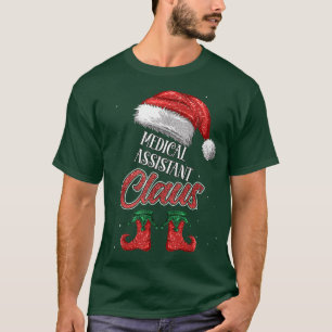 Ärztlicher Assistent Xmas Weihnachtsmann mit Santa T-Shirt