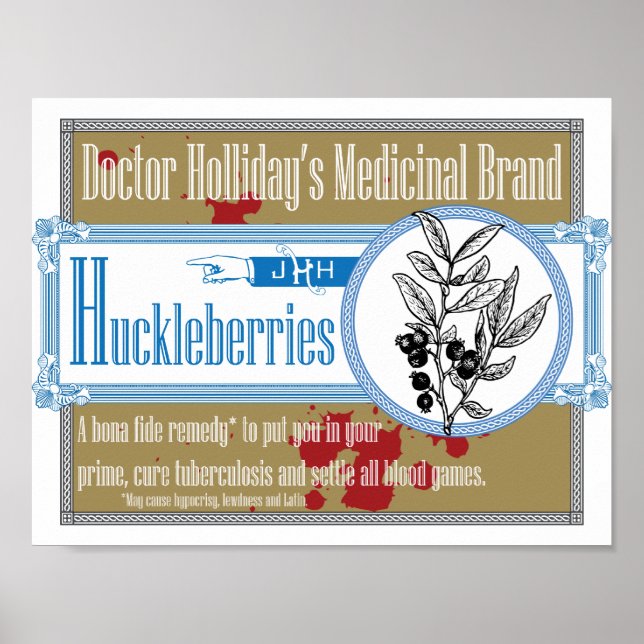 Arztpraxis Huckleberries Poster (Vorne)