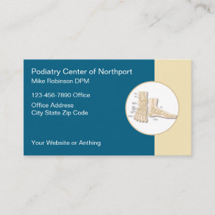 Arztpraxis Podologie Visitenkarte
