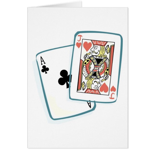 As and Jack Poker Cards (Vorne)