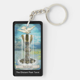 As Cups Card aus dem fernen Tarot Deck Schlüsselanhänger