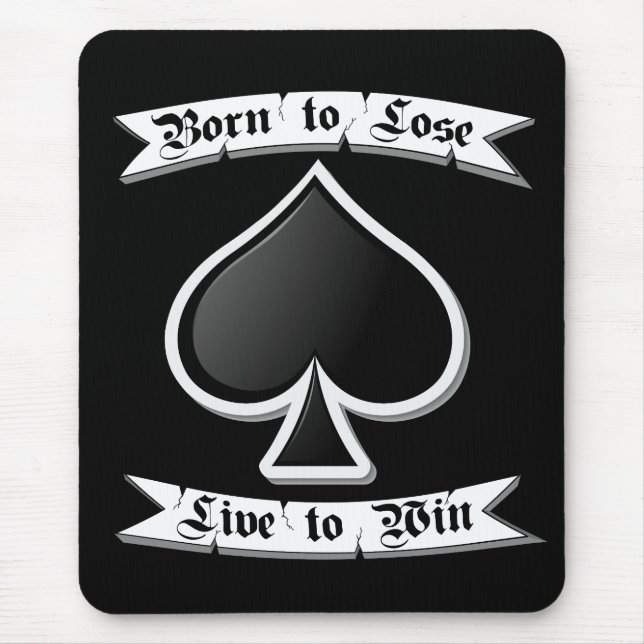 As de Picas Mousepad (Vorne)