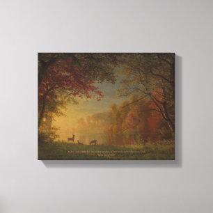 "As Deer Pant of Water" Kunst Leinwanddruck