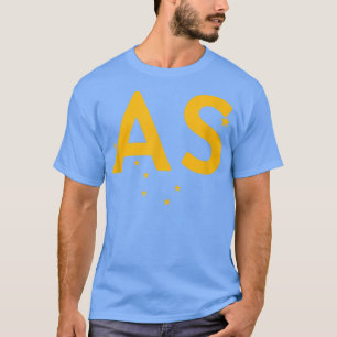 AS - Drei-Komponenten-Combo-Design Alaskan-Flagge T-Shirt
