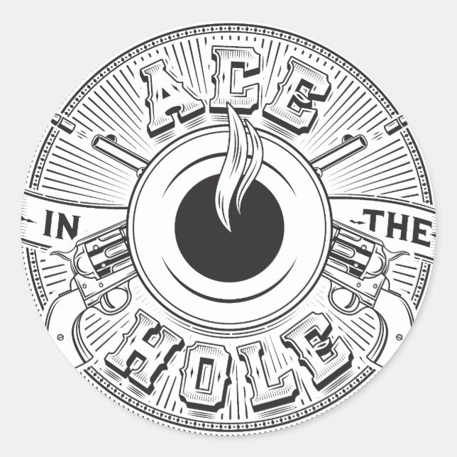 As in the Hole / Stickers (Vorderseite)