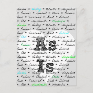 AS IST Postcard - Plantinski Postkarte