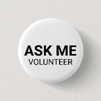 As Me Volunteer Schwarz-weiße benutzerdefinierte T