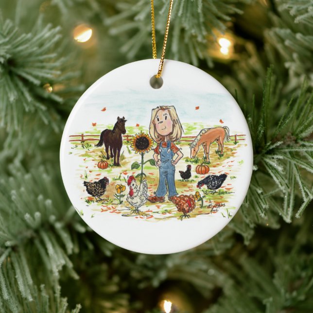 AS-MFALL KERAMIK ORNAMENT (Baum)