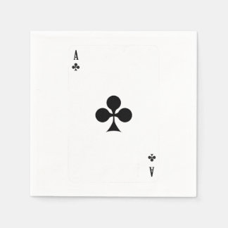 As of Club Playing Card Funny Matching Halloween Serviette