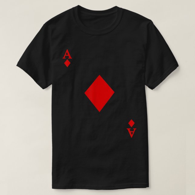 As of Diamond Deck of Cards Halloween Costume T-Shirt (Design vorne)
