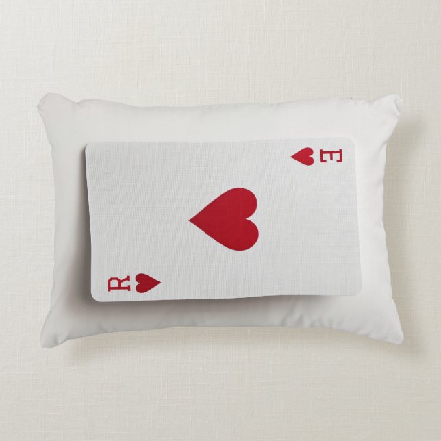 As of Hearts Card - Initials Cushi Dekokissen (Vorderseite)