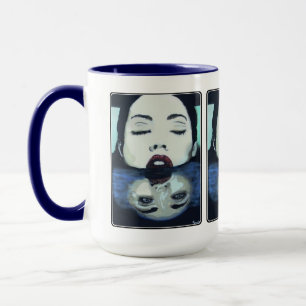 "As Oove So Unow" Gemälde auf einem Tasse