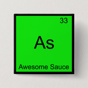 As - Phantastisch Sauce Chemistry Element Symbol T Button