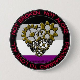 As-Roboter-Stolz - groß Button