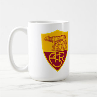 AS Roma Shield Vinyl Sticker – Maroon & Gold Footb Kaffeetasse