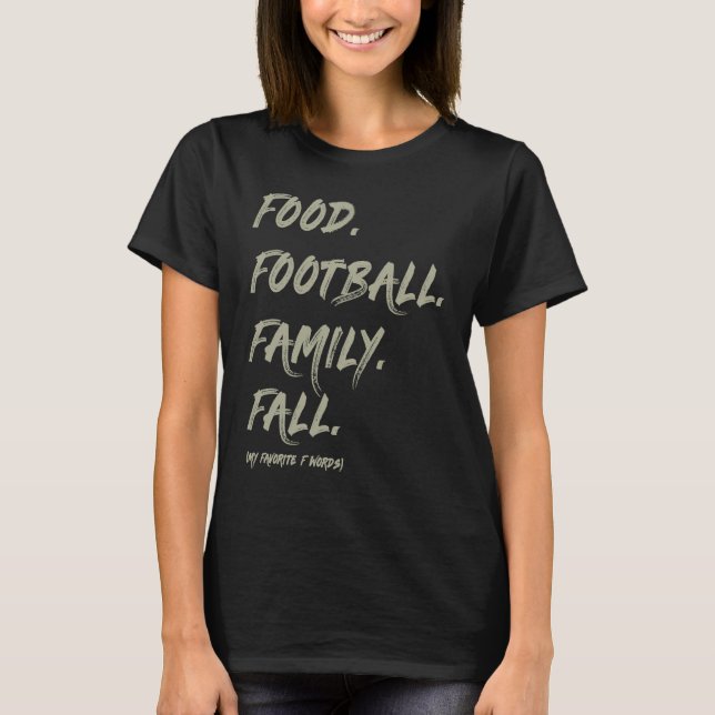 AS tees Food Family Football Fall (Vorderseite)