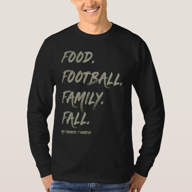 AS tees Food Family Football Fall (Vorderseite)