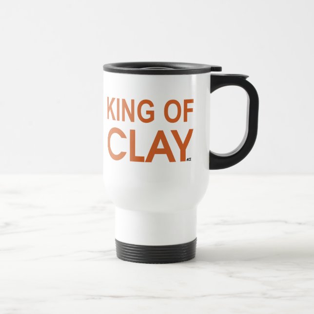 AS Tennis KÖNIG OF CLAY Reisebecher (Rechts)