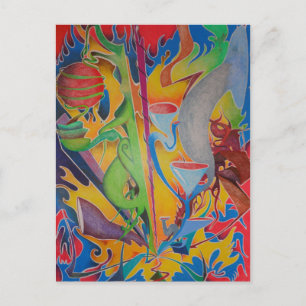 As the world turns postkarte