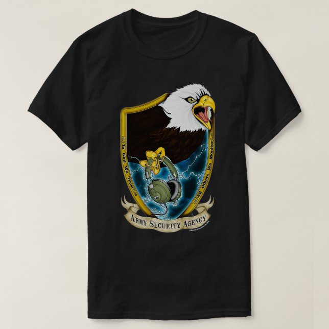 ASA Army Security Agency Premium T-Shirt (Design vorne)