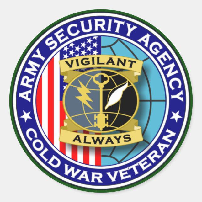 ASA CWV RUNDER AUFKLEBER (Vorderseite)