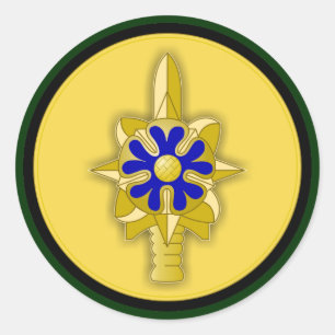 ASA-Messing 1 Runder Aufkleber