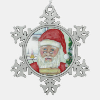 ASA-Schöpfung Schneeflocken Zinn-Ornament