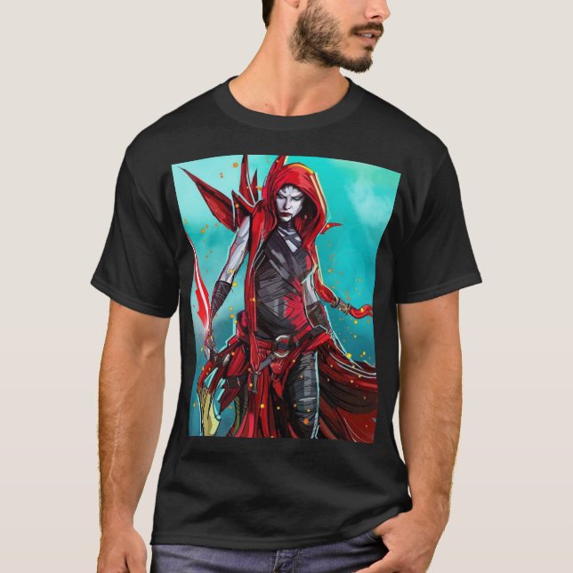 Asajj Ventress – Shadow Assassin of the Sith T-Shirt (Vorderseite)