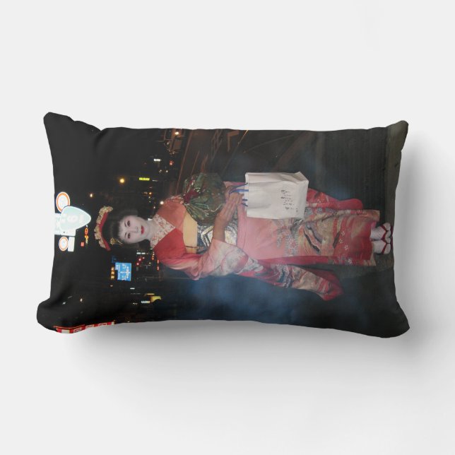 Asakusa Geisha Neo Tokyo Lendenkissen (Vorderseite)