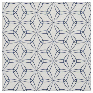 Asanoha Art 02 - dunkelblaues Indigo 001744 Stoff