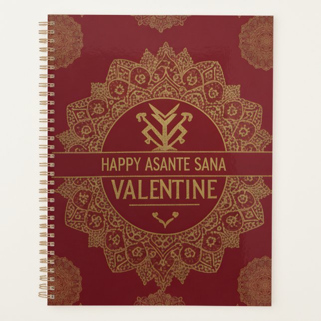 Asante Sana "Gratitude" Valentine’s Gold Heart   Planer (Vorderseite)