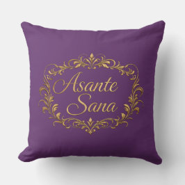 Asante Sana Royal Amethyst & Deep Plum  – Gilded O Kissen