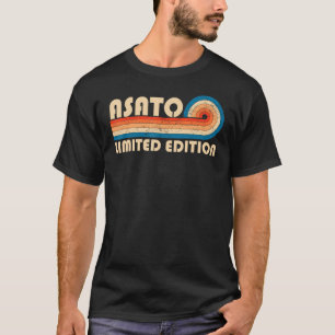 ASATO Nachname Retro Vintag 80er 90s Geburtstag Re T-Shirt