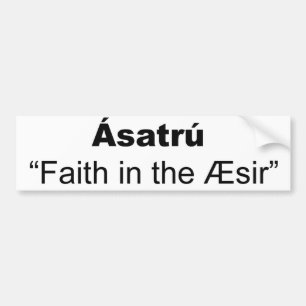 Asatru Definition Autoaufkleber