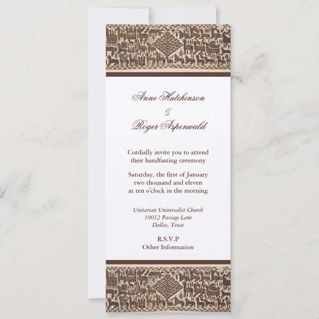 Asatru-Handhabung Einladung (Vorderseite)