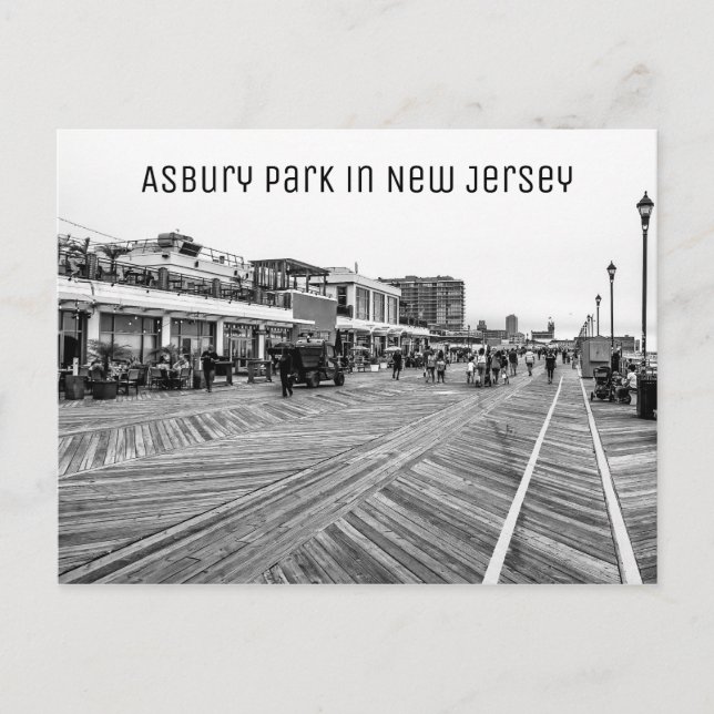 Asbury Park Beach in New Jersey Postkarte (Vorderseite)