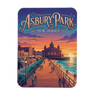 Asbury Park New Jersey Magnet